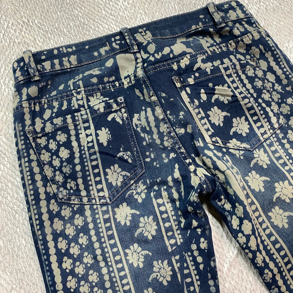 Free People Floral Bell Bottom Jeans - Picture 8 of 8